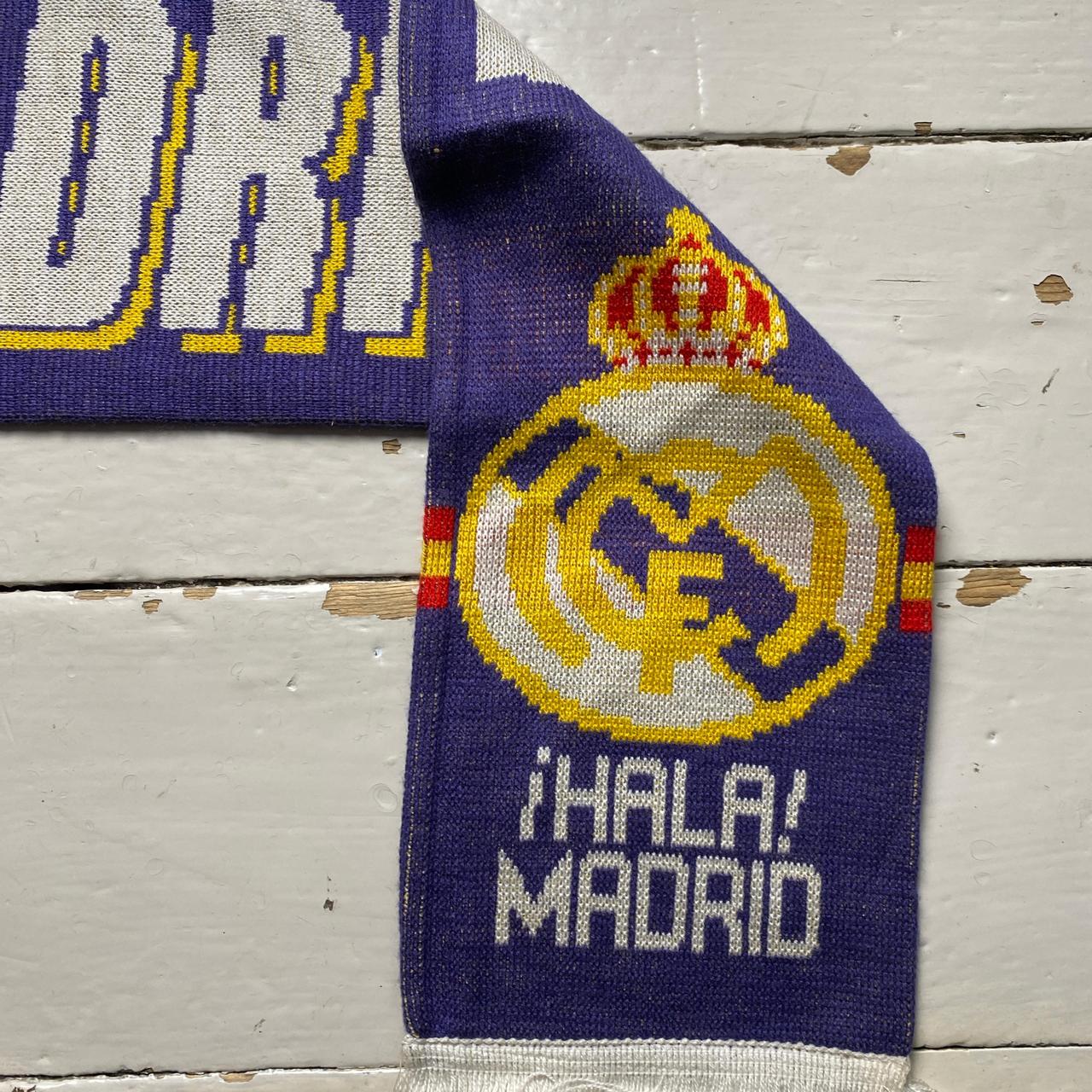Real Madrid Vintage Purple Football Scarfs