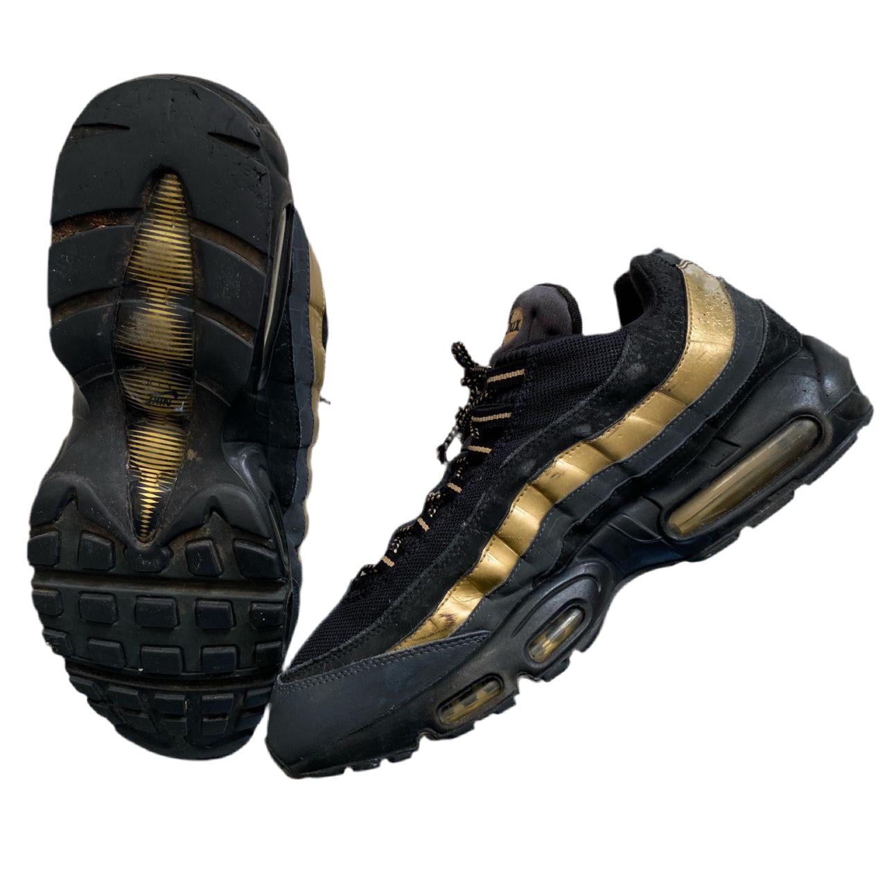 Nike Air Max 95 Black and Gold (UK 12)