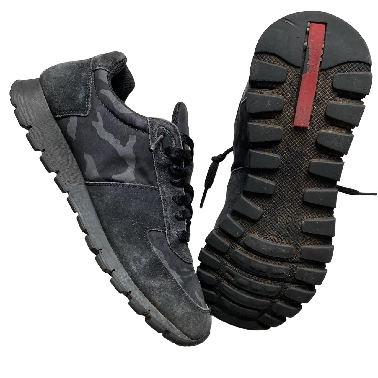 Prada Runners Camouflage Grey (UK 8)