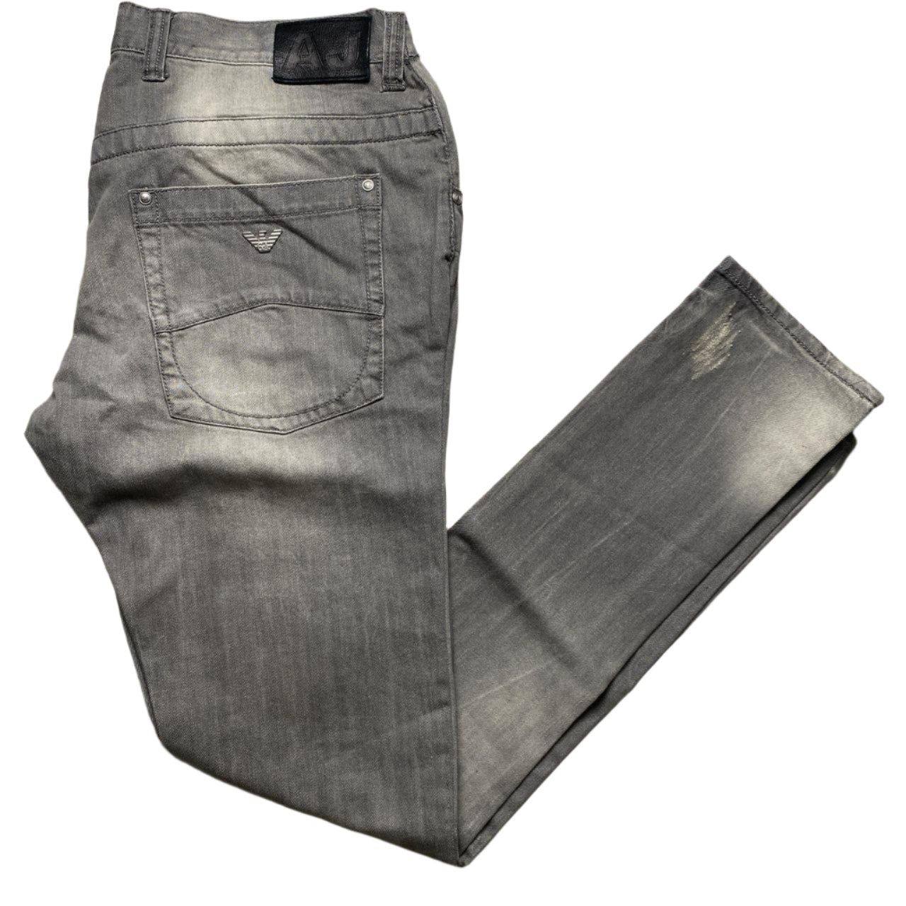Armani Grey Baggy Jeans (38W)