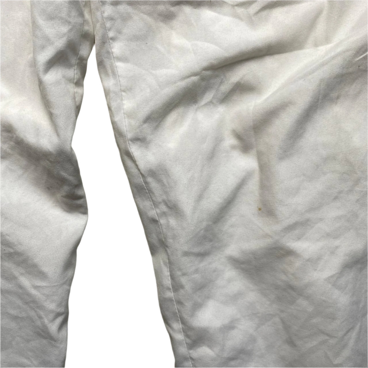 Lacoste Vintage White Shell Trackpant Bottoms (M)