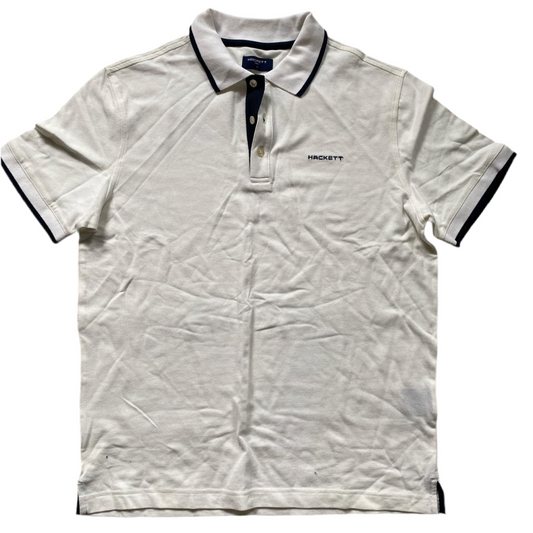 Hackett Golf White Polo (M)