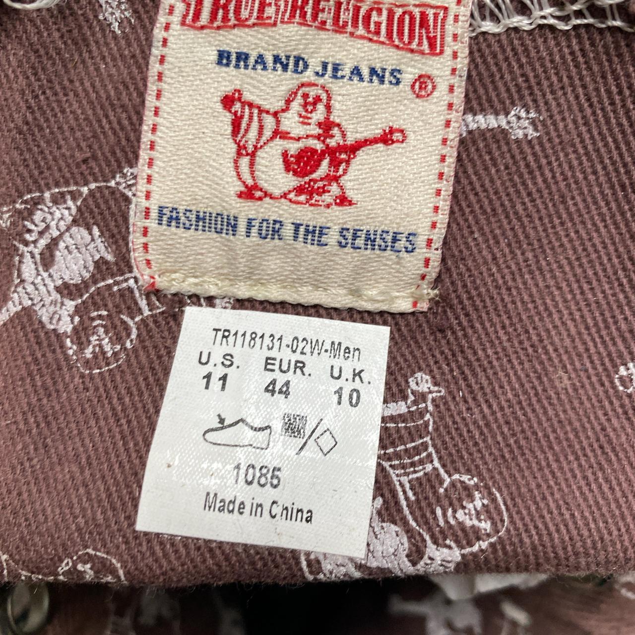 True Religion High Top Horse Stitch Trainers (UK 10)