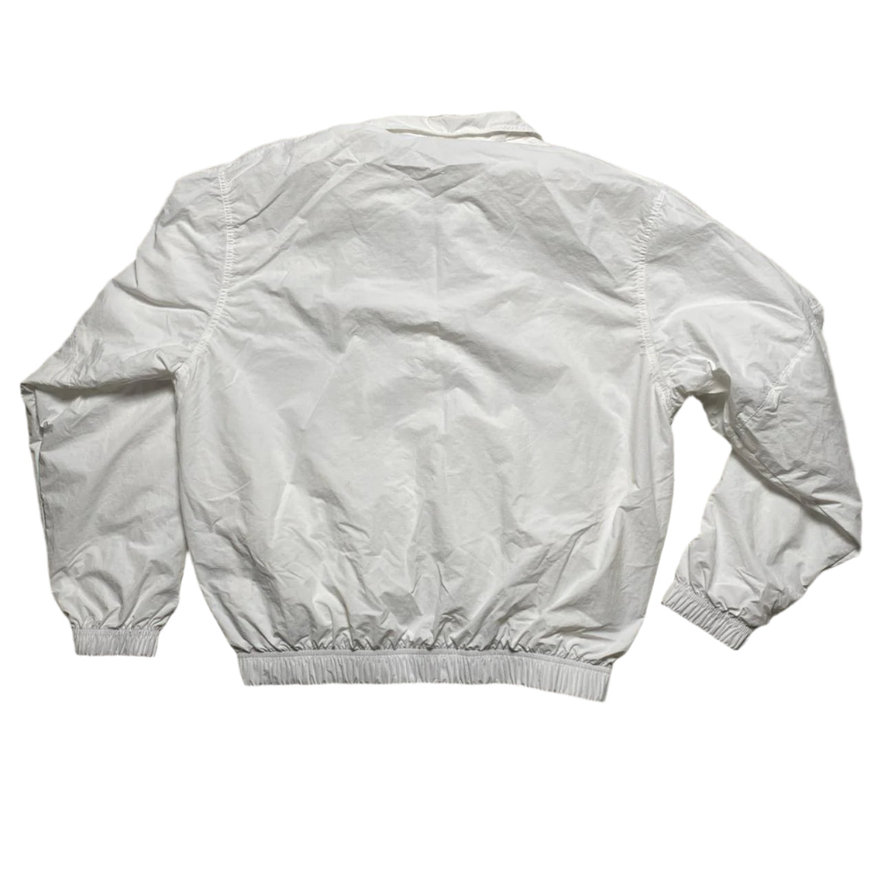 Nike Lab White and Black Swoosh Windbreaker Shell Tracksuit Jacket (XS)