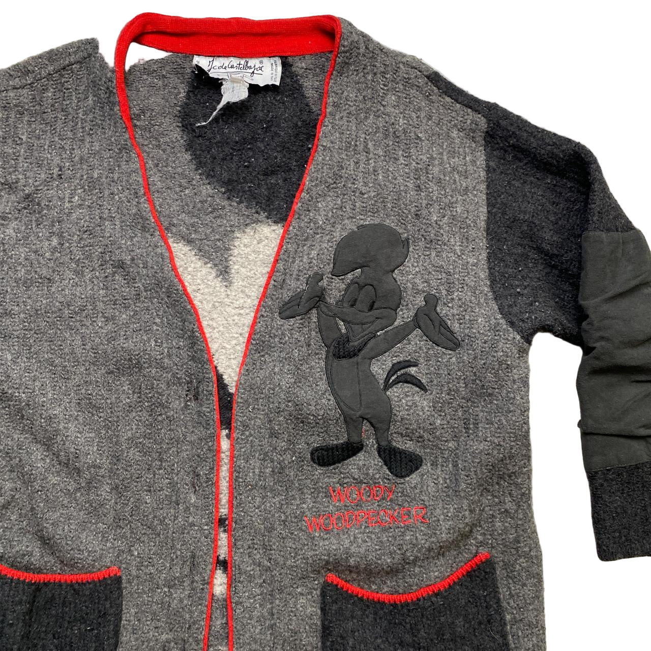 Woody Woodpecker 90’s JC De Castelbajac Wool Cardigan Jumper (M)