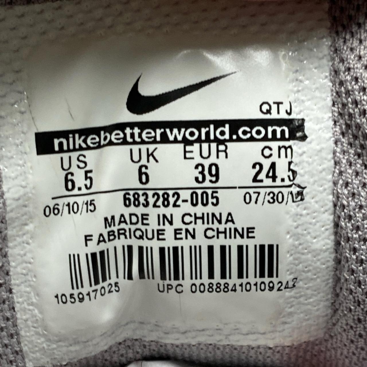 Nike Air Max 90 Grey and White Gum Sole (UK 6)