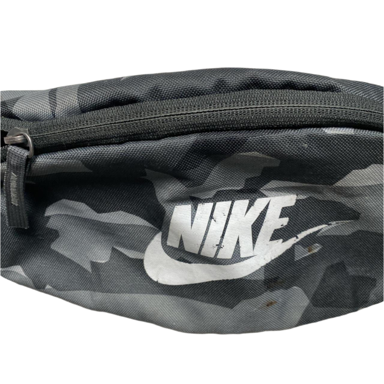 Nike Black Camouflage and White Pouch Fanny Pack Bag