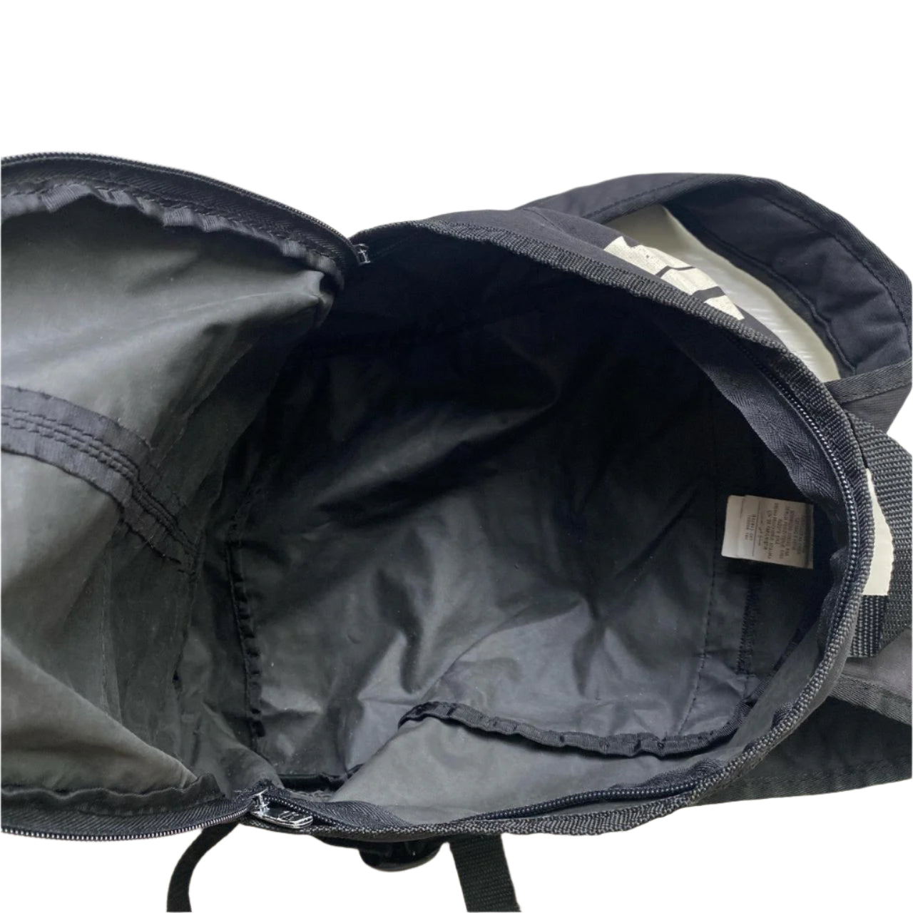 Nike Just Do It Black and White Bag Backpack