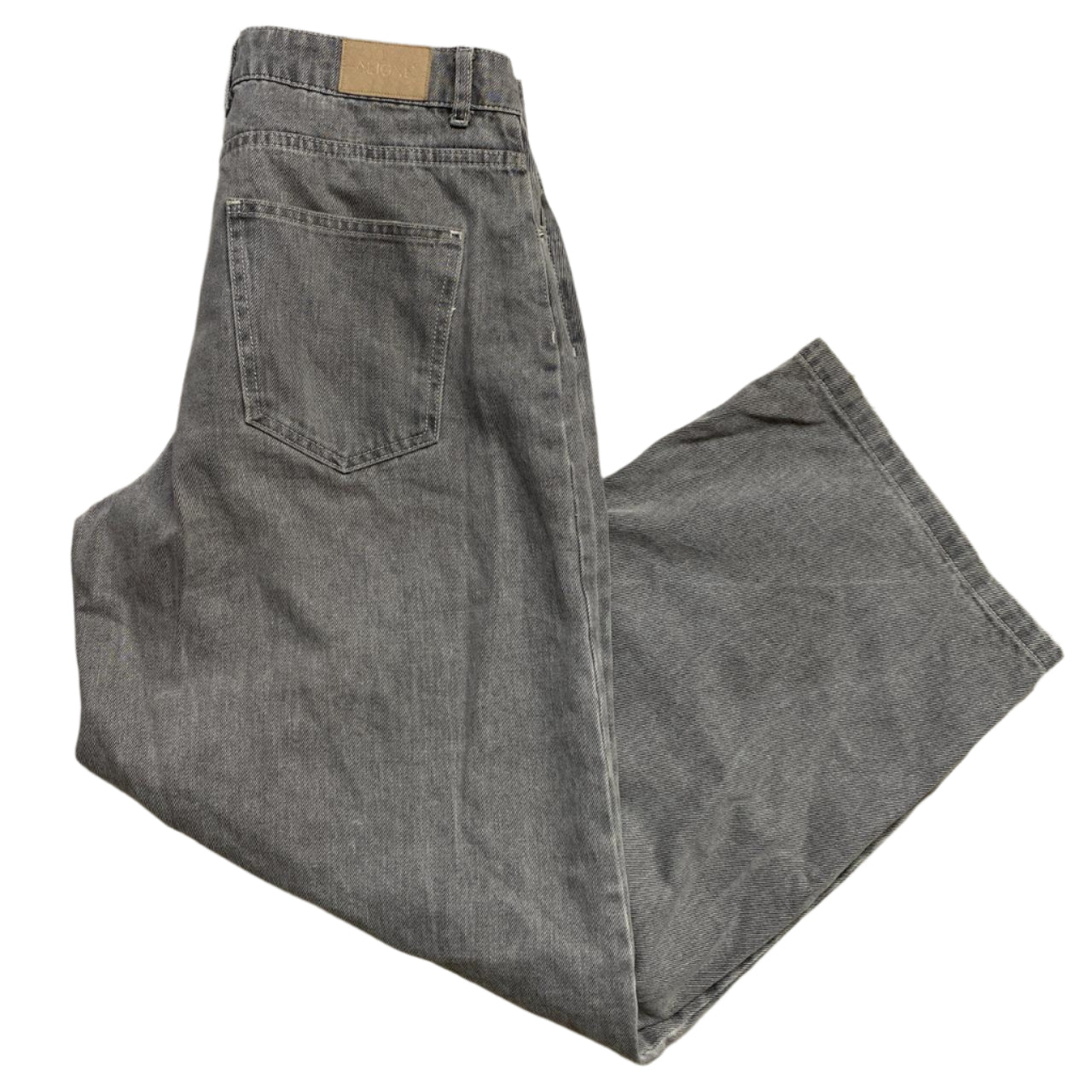Aligne Womens Grey Baggy Jeans (29W)