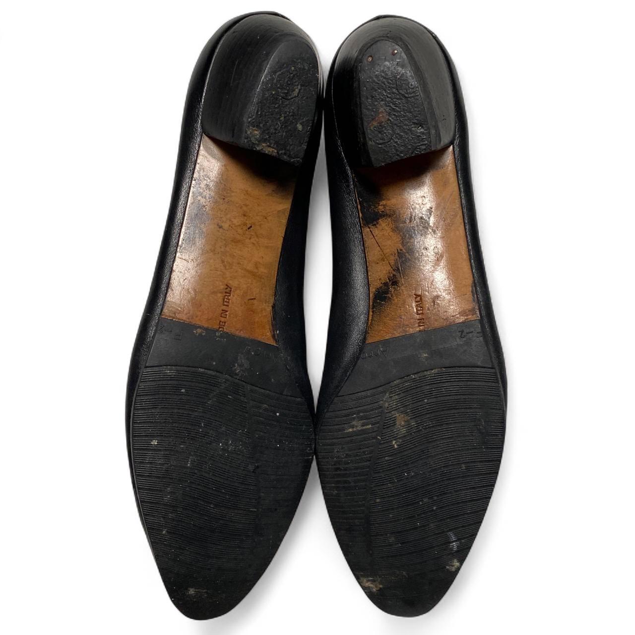 Ferragamo Black Leather Womens Heel Court Shoes (UK 8)