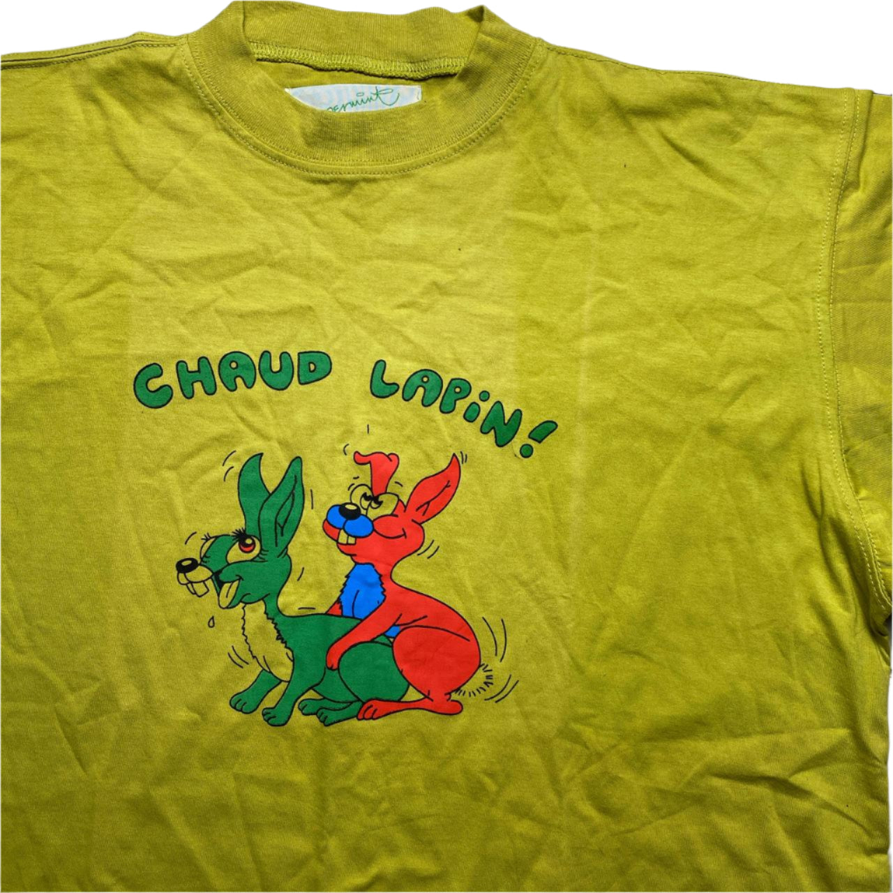 Chaud Lapin Peppermint “Hot Bunny” Vintage 90’s Frisky T Shirt (L)
