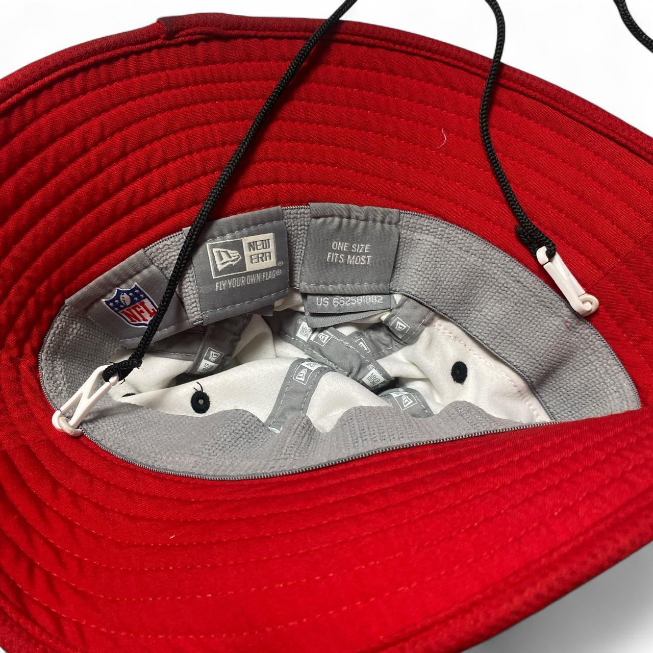San Francisco 49ers White and Red Bucket Fisherman Hat