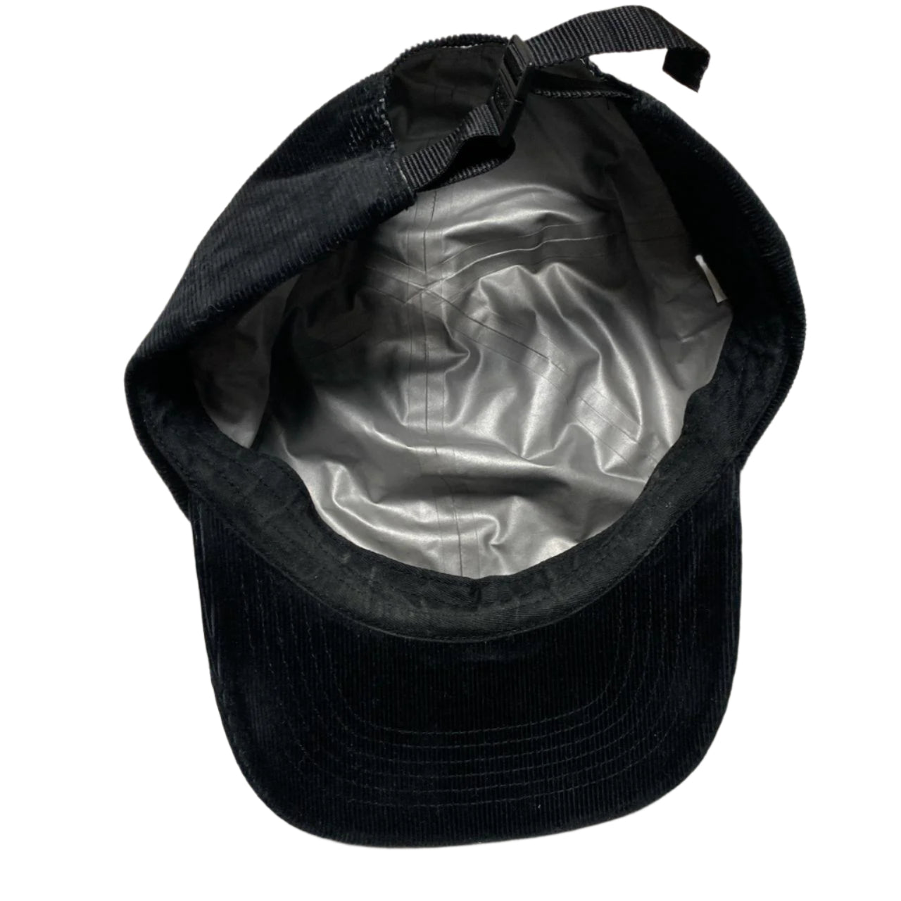 Supreme New York Black and White Goretex Corduroy Cap