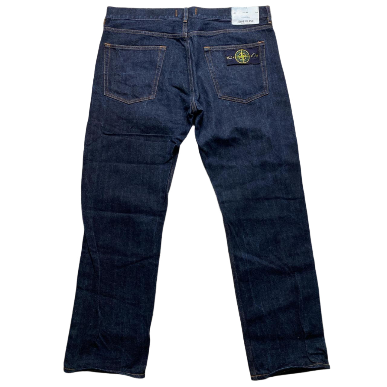 Stone Island Dark Navy Baggy Jeans (36W)