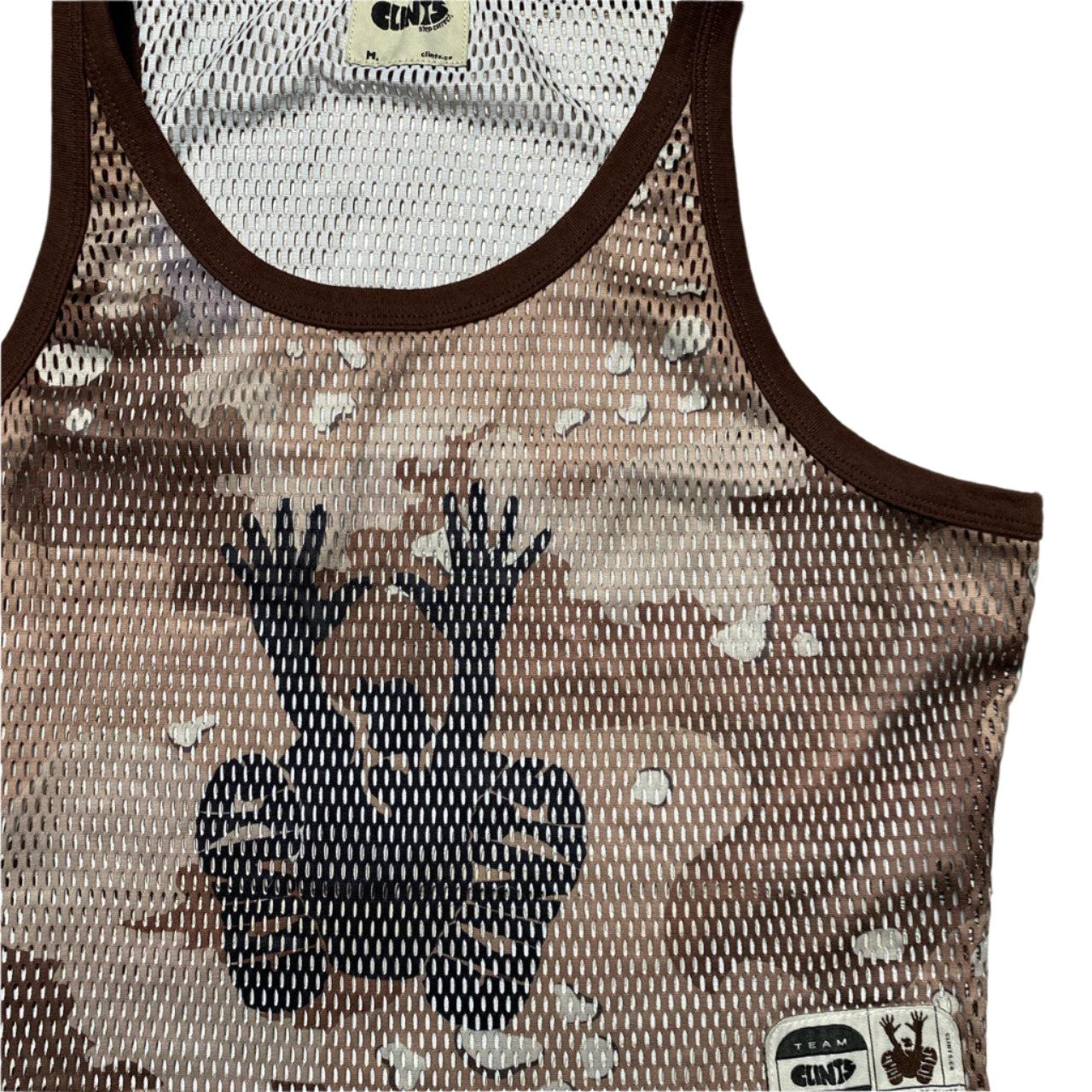 Clints Mesh Tank Top Camouflage Vest (M)