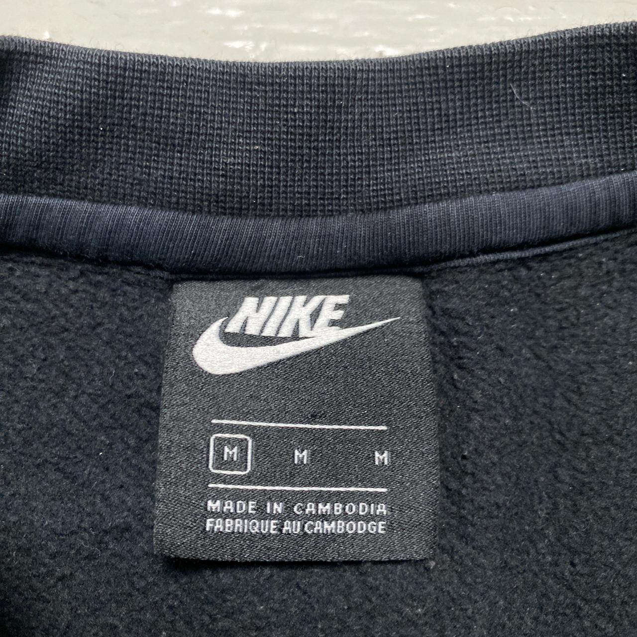 Nike Black and White Swoosh Jumper (M)