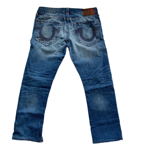 True Religion Bobby Distressed Jeans (34W)