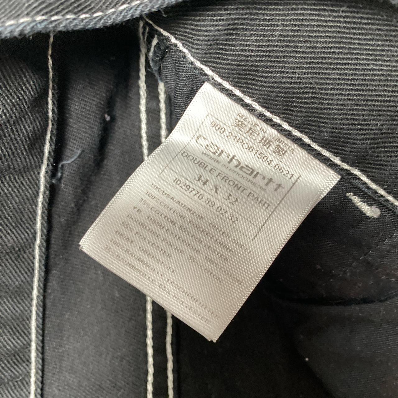 Carhartt WIP Double Knee Pant Cargo Black Trousers (34W)