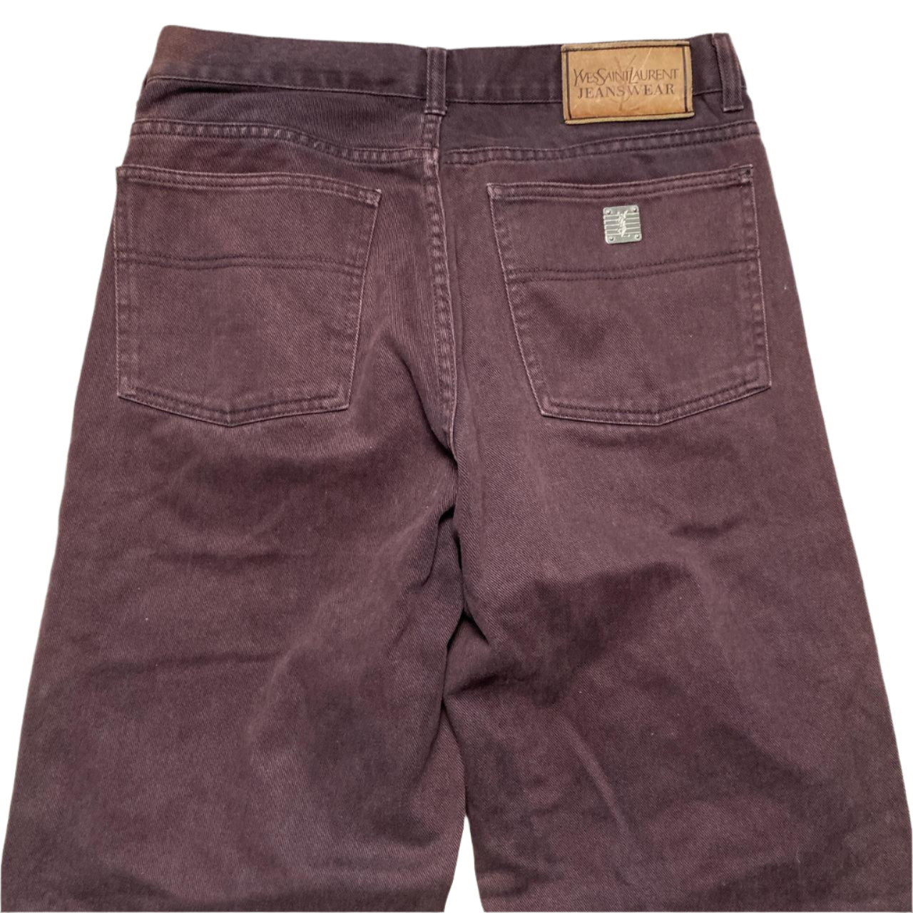 YSL Yves Saint Laurent Brown Baggy Jeans (34W)