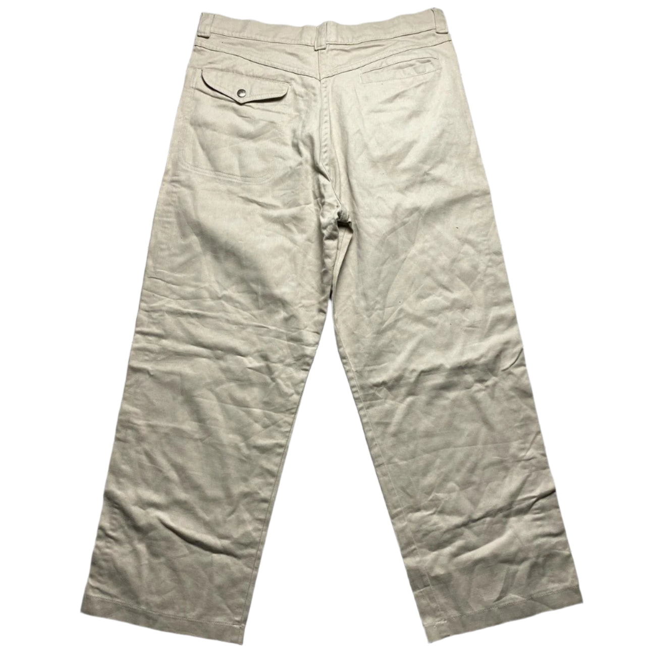 BTKA Beige Tan Cargo Baggy Jeans (34W)