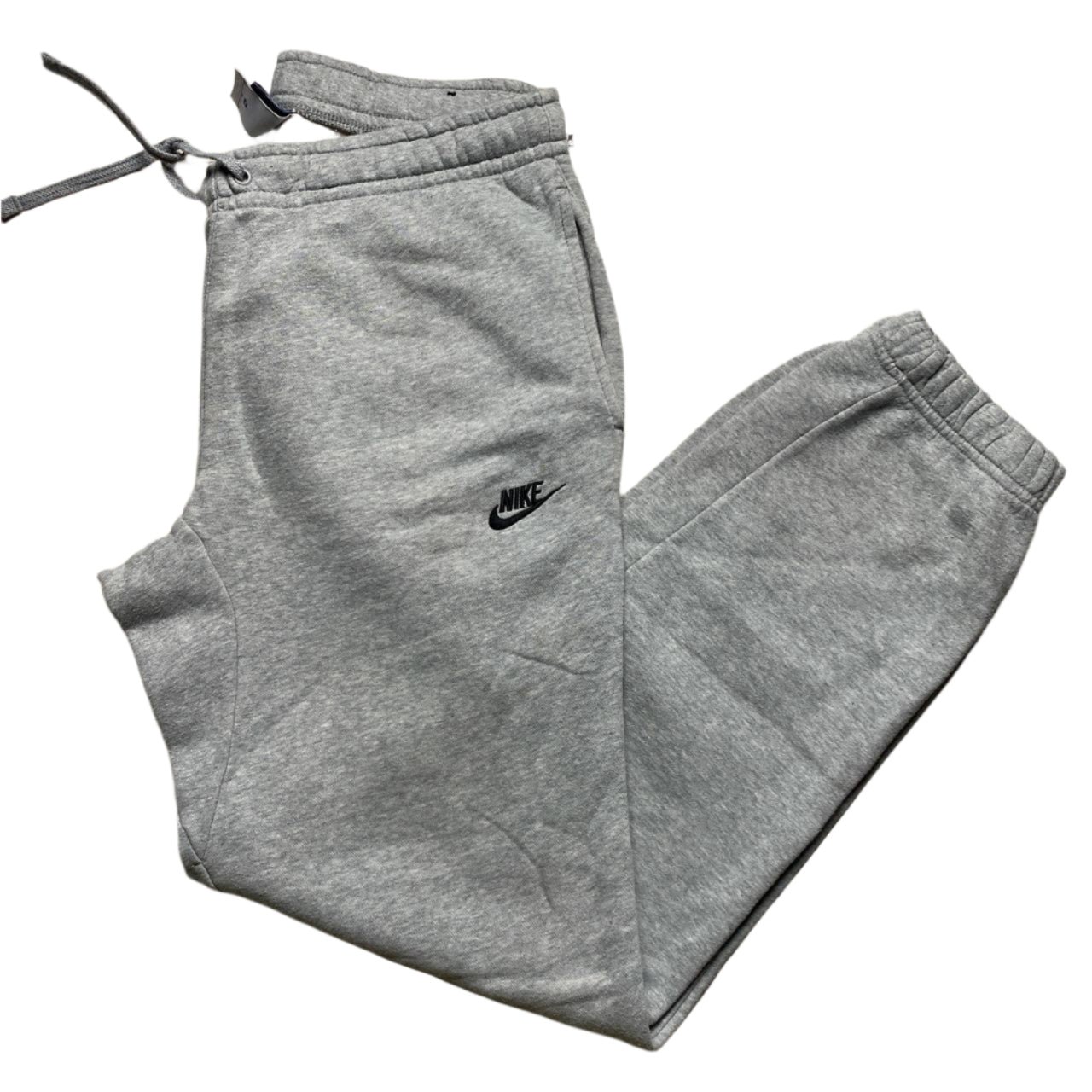 Nike Grey and Black Baggy Joggers (M)