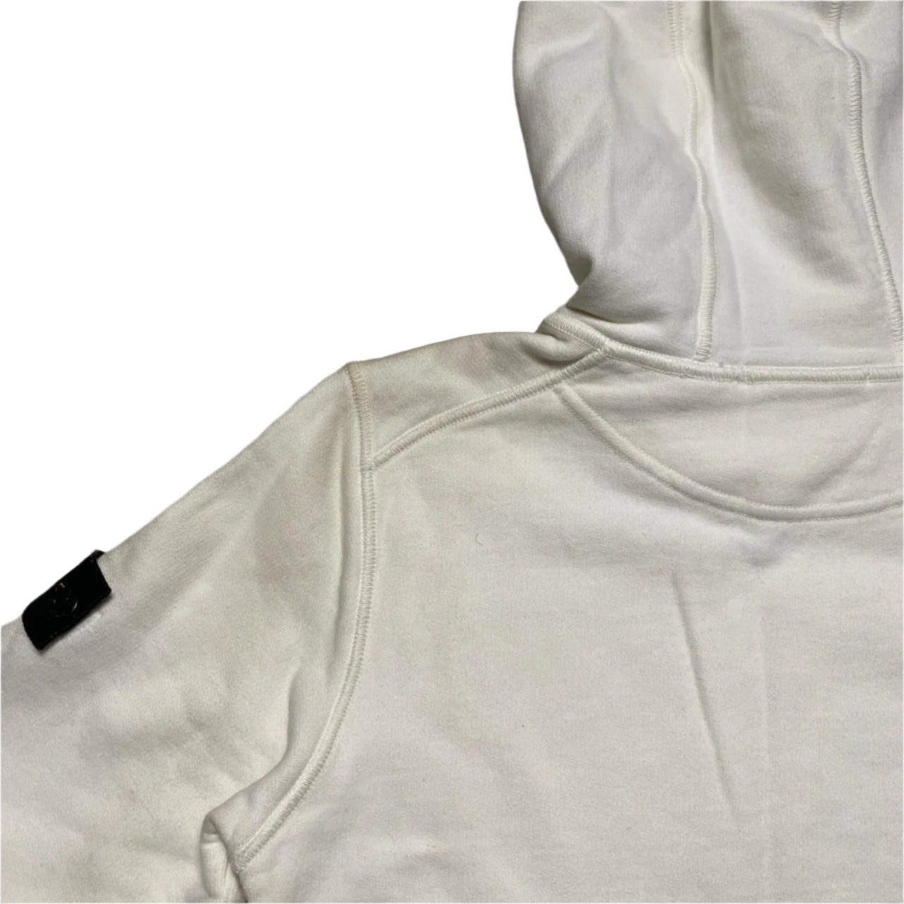 Stone Island Junior White Hoodie (Kids)