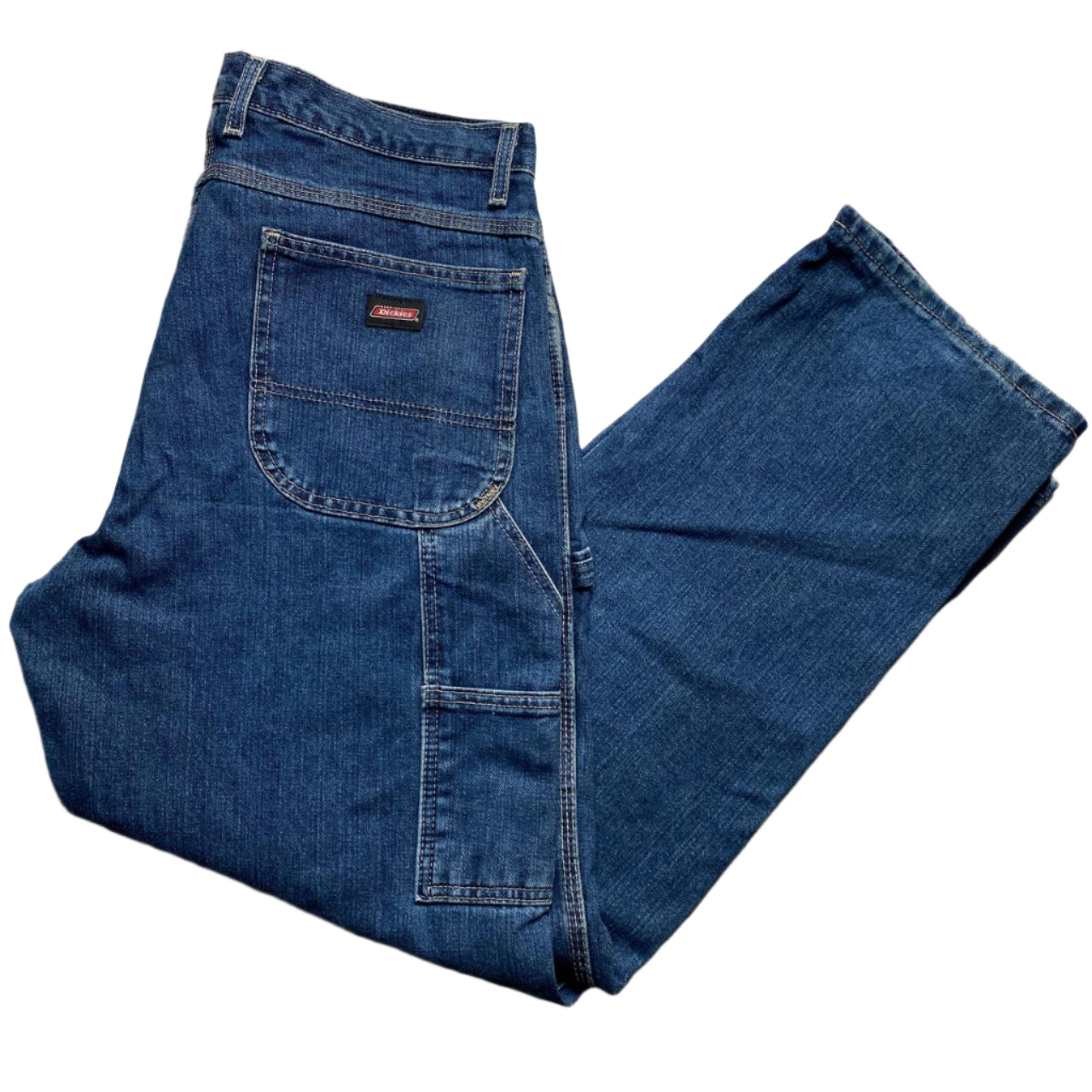 Dickies Vintage Navy Baggy Carpenter Jeans (36W)