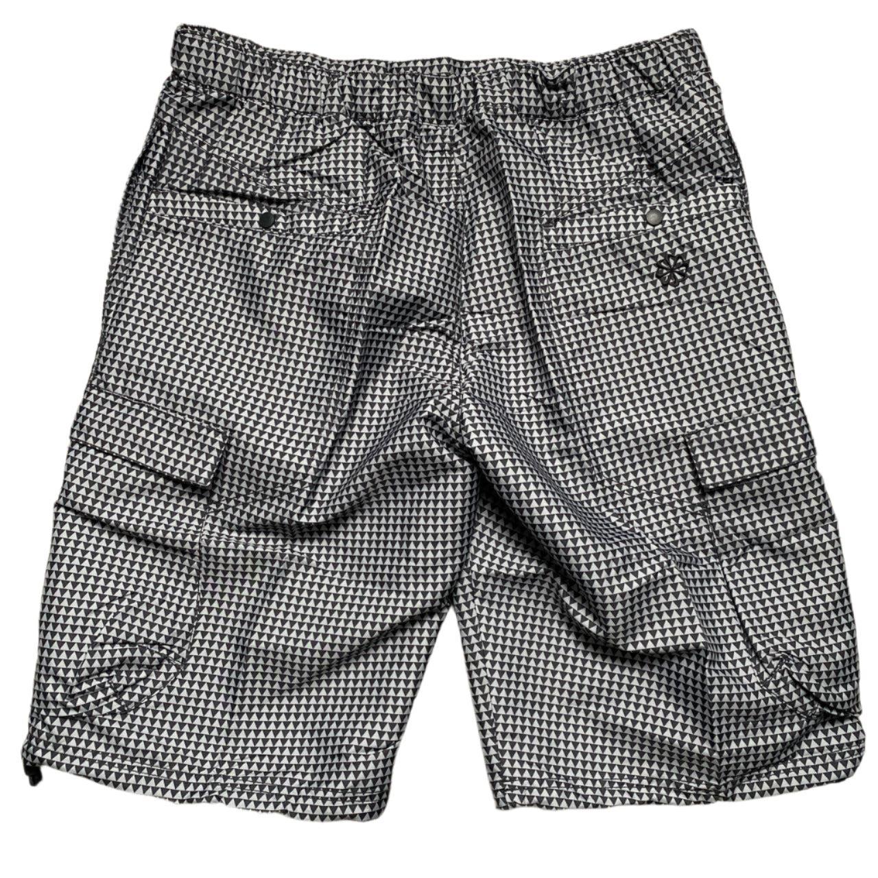 Nike Vintage y2k Black and White Cargo Shorts (M)