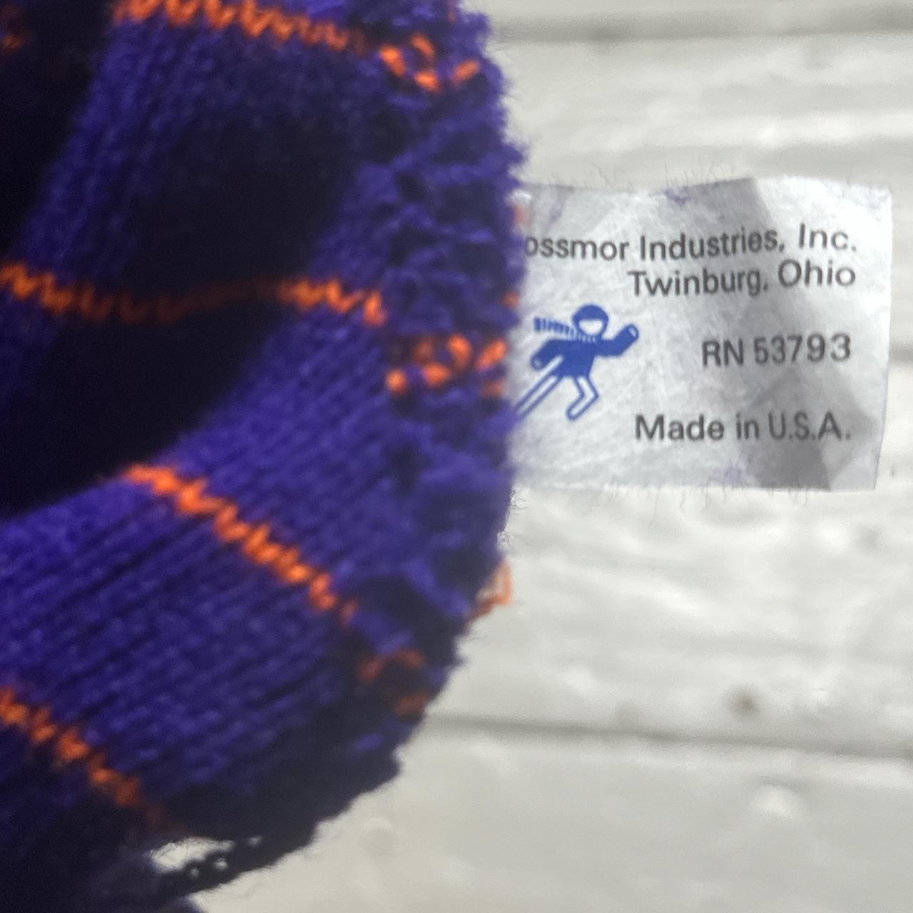 Phoenix Suns Purple and Orange Vintage 90’s NBA Striped Beanie Hat