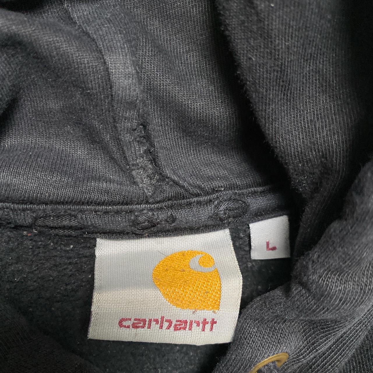 Carhartt Black and Gold Wave Hoodie (L)