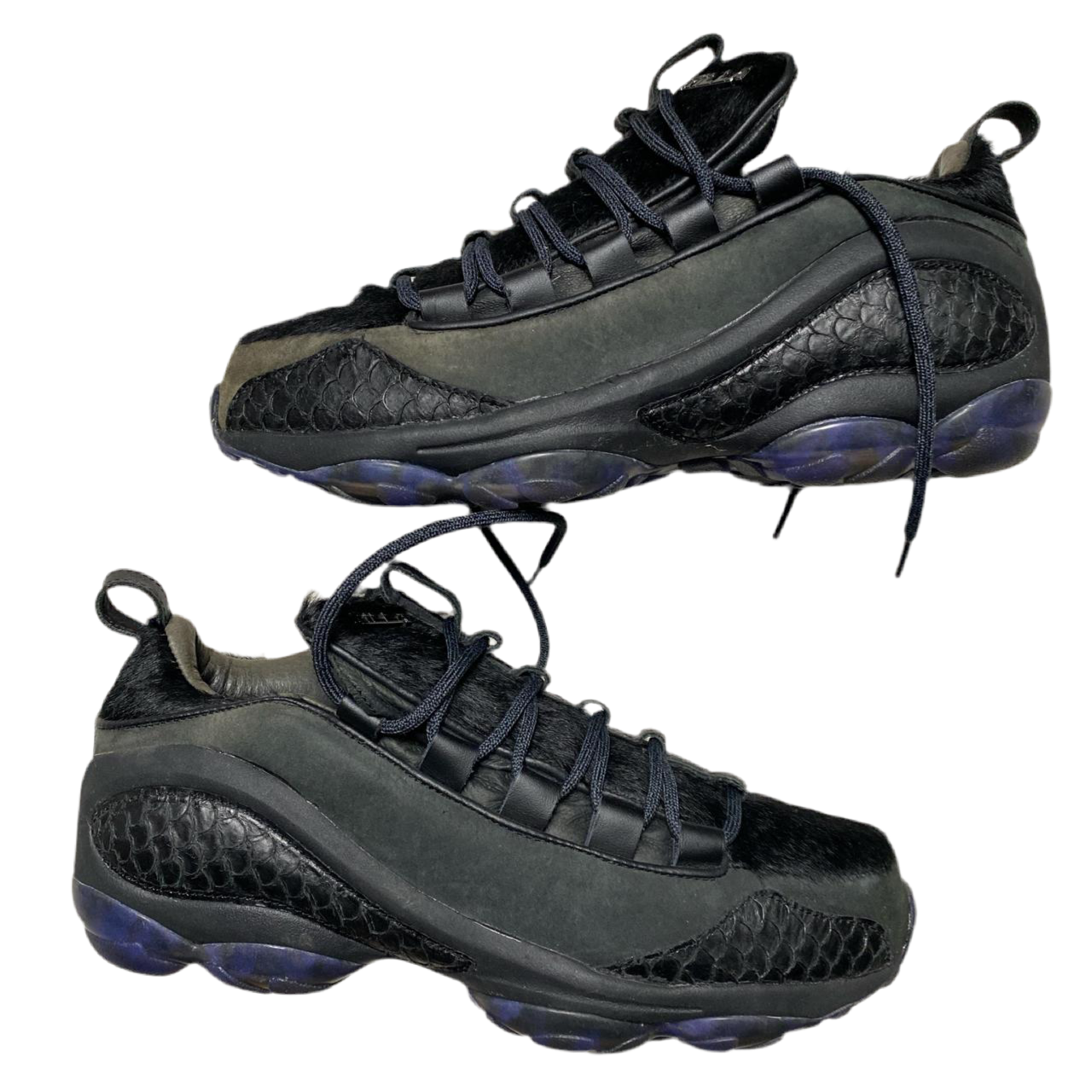 Reebok Killa Cam’ron DMX Run 10 Harlem Nights Black Pony Hair Trainers (UK 9)
