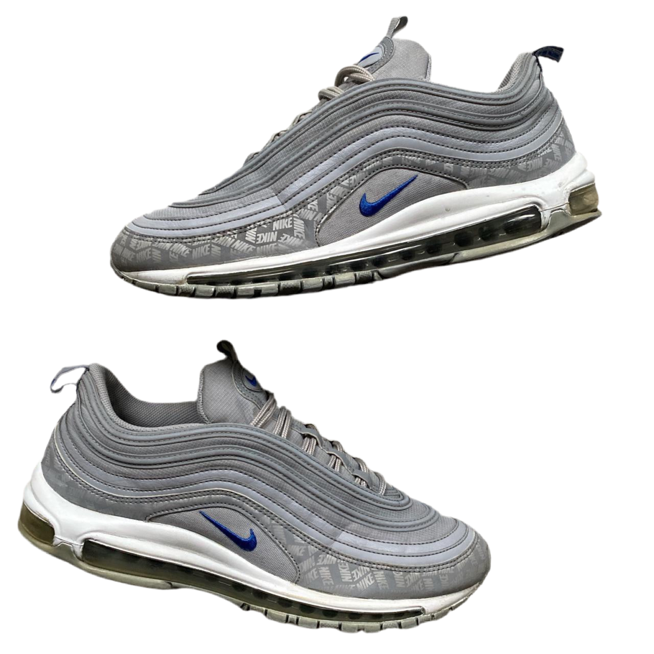 Nike Air Max 97 Silver and Blue (UK 11)