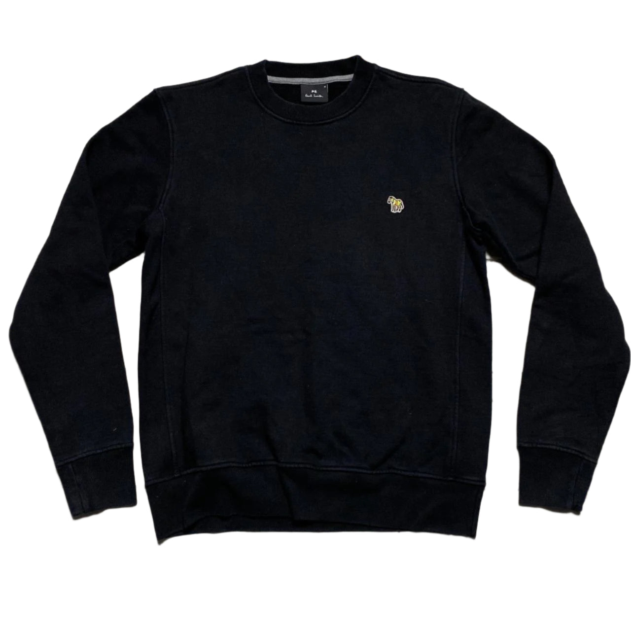 Paul Smith Black Multi Colour Zebra Jumper (M)