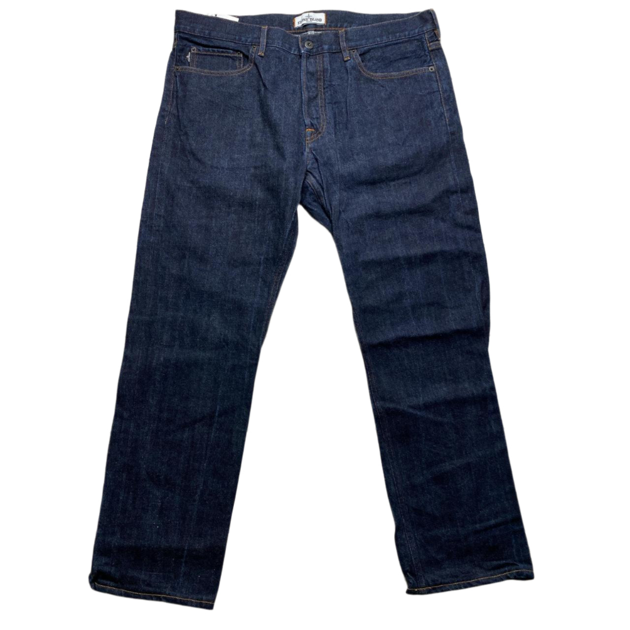 Stone Island Dark Navy Baggy Jeans (36W)