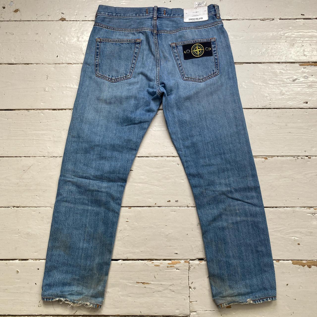 Stone Island Light Blue Jeans