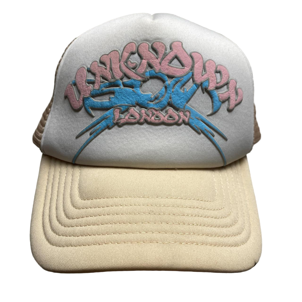 Unknown London Puff Print Trucker Snapback Cap