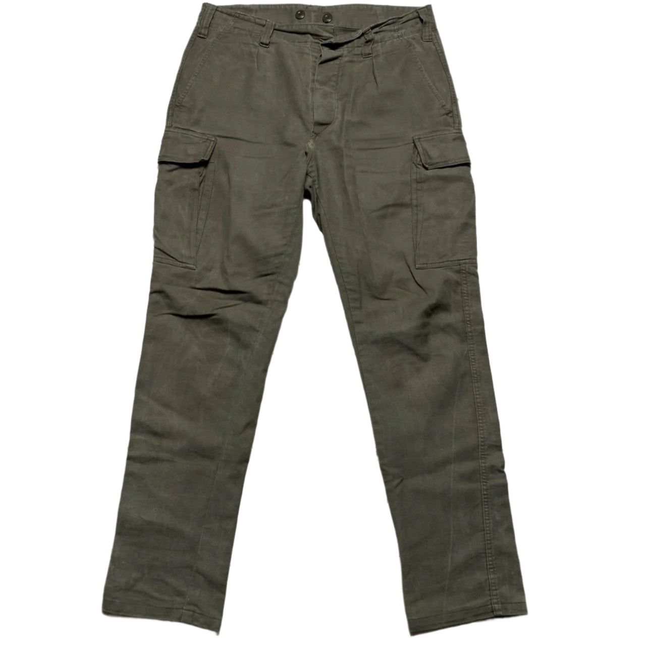 Army Cargo Khaki Green 1990 Feutcher Ringelai Trousers (34W)