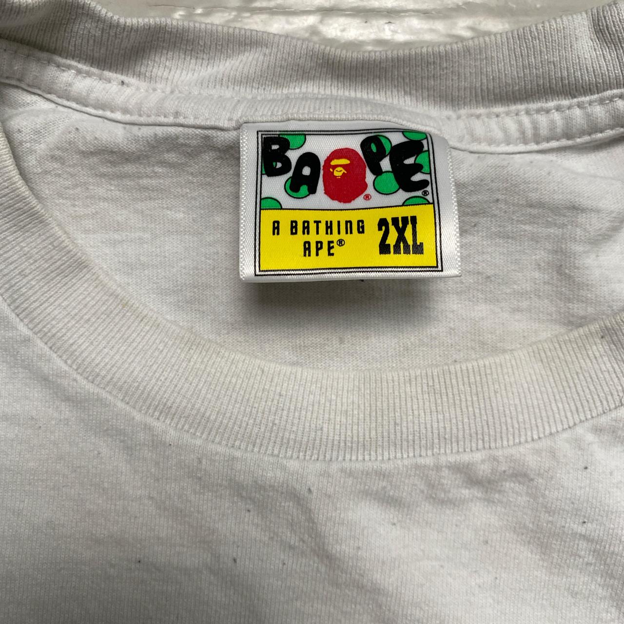 Bape A Bathing Ape White Classic T Shirt (2XL)
