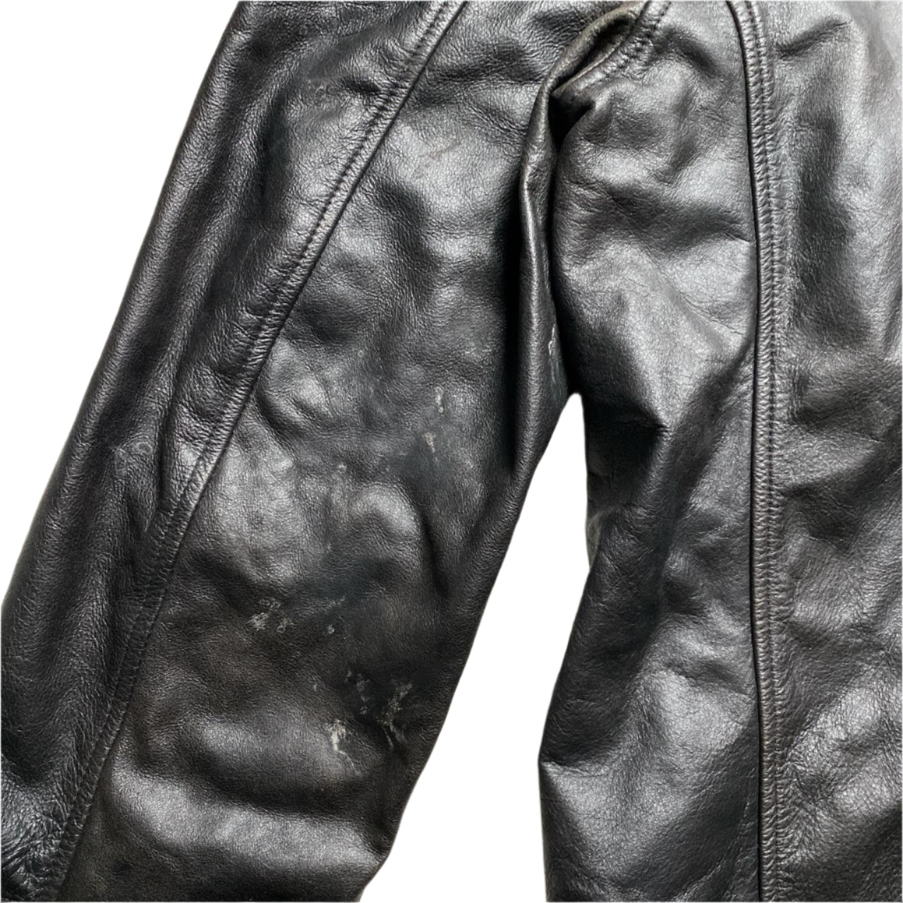 GAP Dark Brown Long Leather Trench Coat Jacket (L)