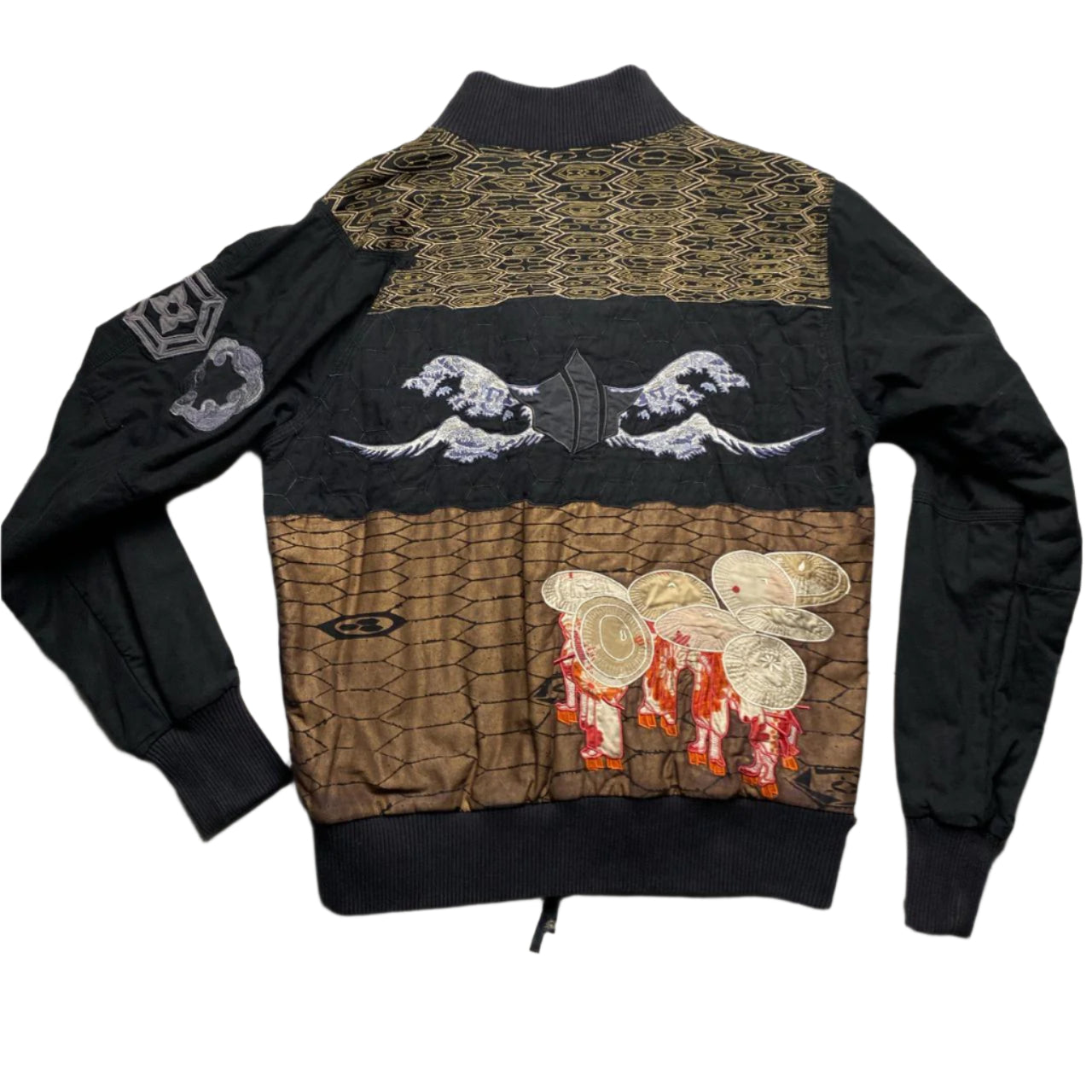 Maharishi Embroidery Waves and Hats Bomber Jacket (S)