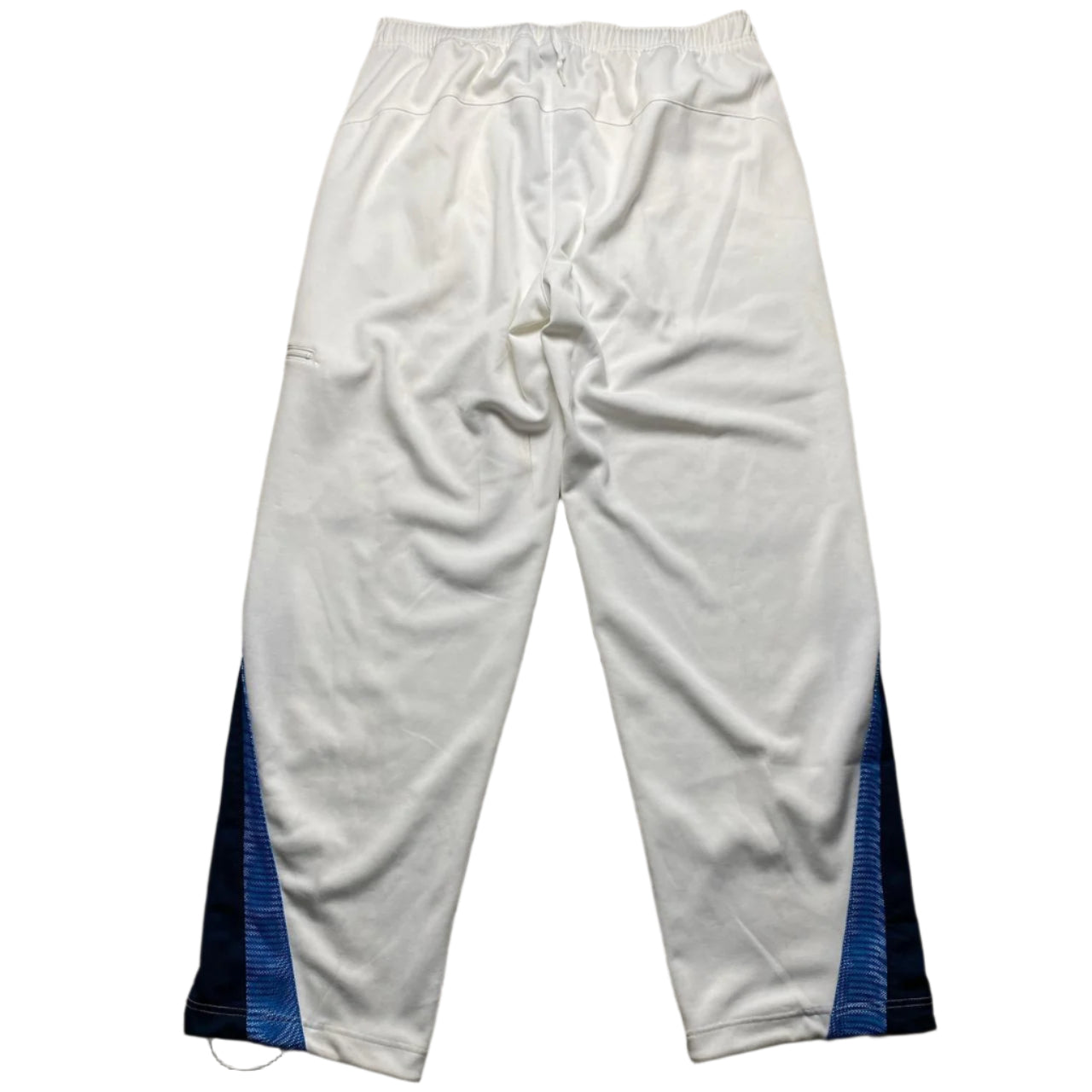 Nike TN Zebra Air Max Plus Tuned White Trackpant Bottoms White and Blue (XL)