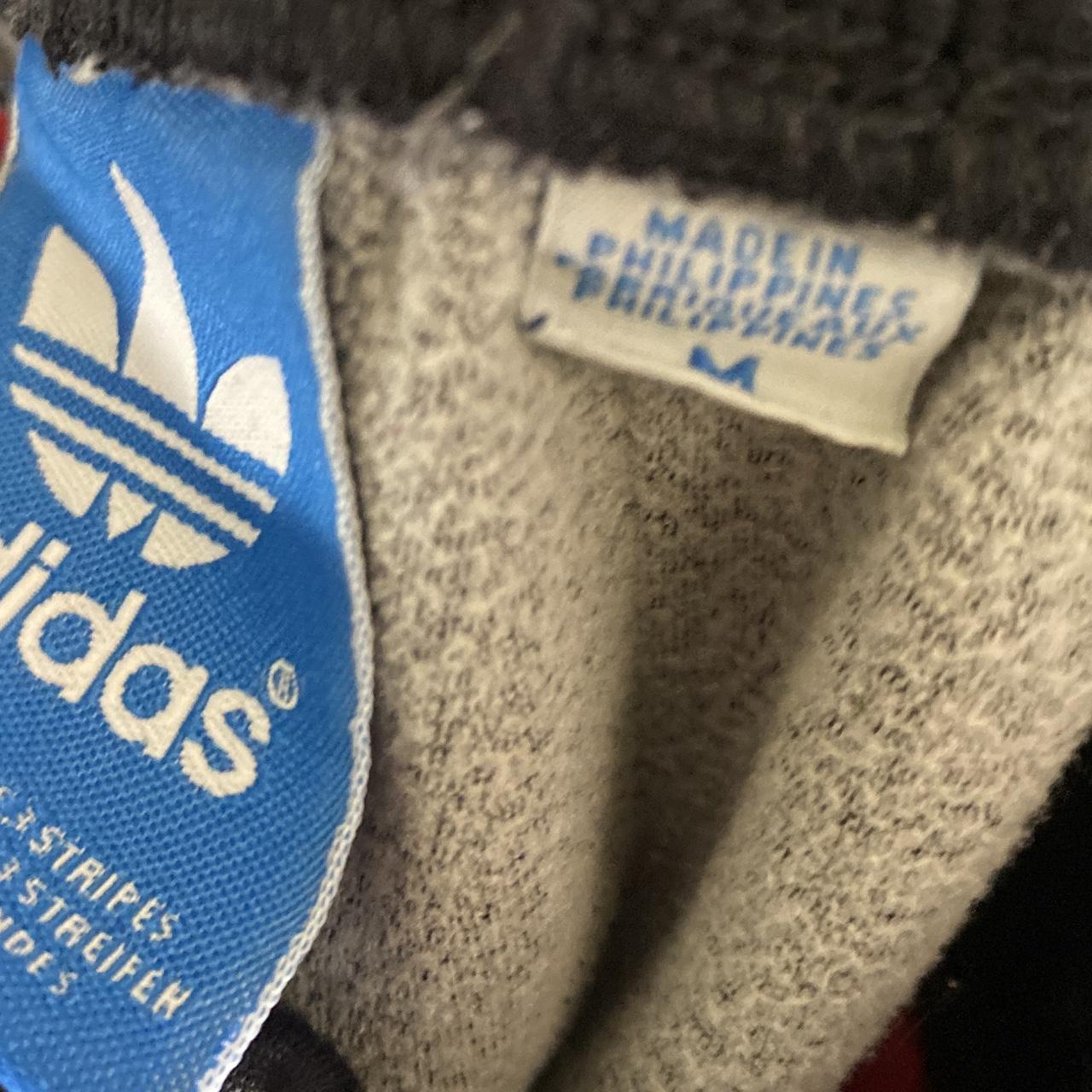 Adidas Originals Black and Red Tracksuit Bottoms (M)