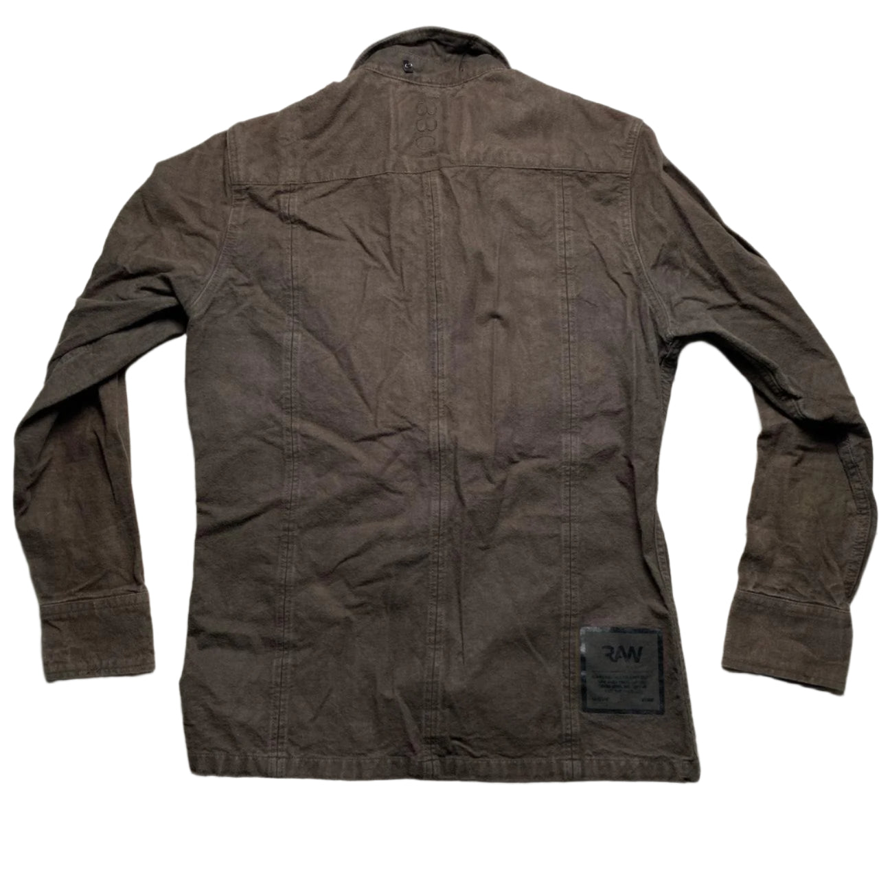 G Star Brown Button Up Shirt (L)
