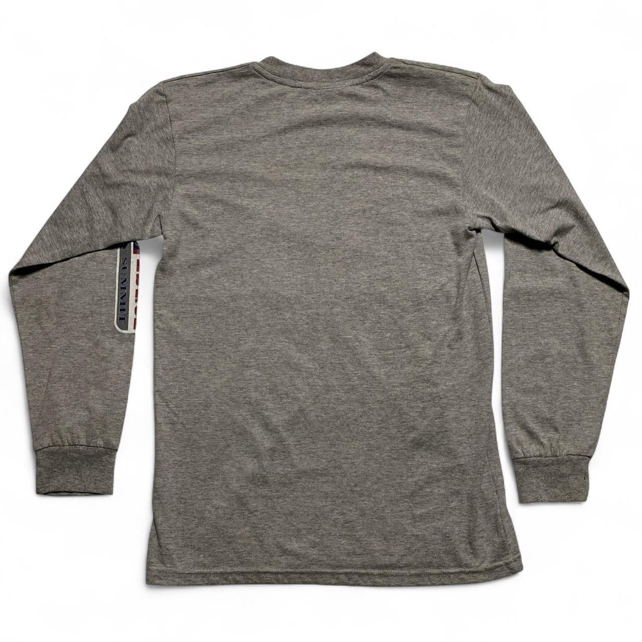 Phat Farm Vintage 90’s Grey Red and Blue Long Sleeve T Shirt (M)