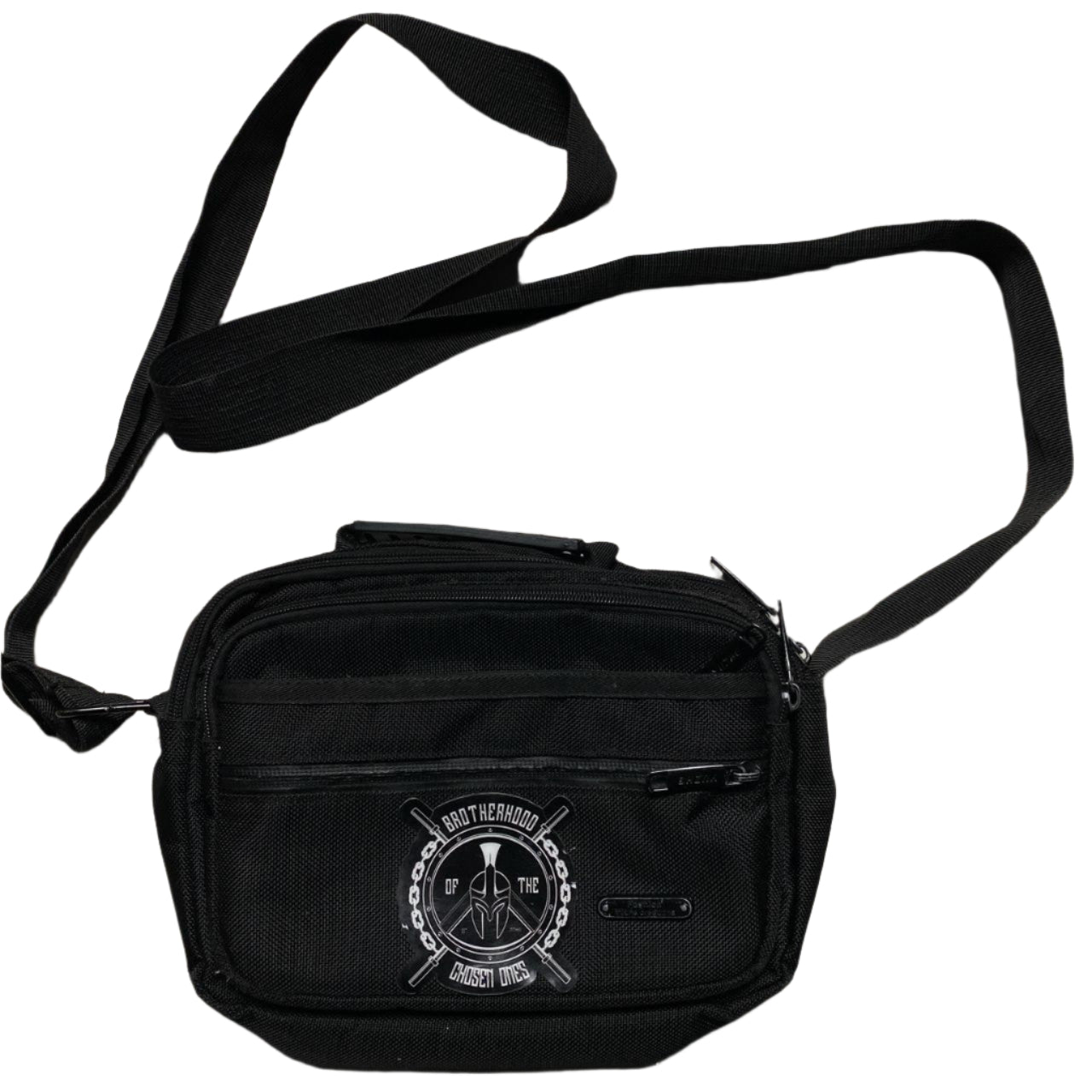 Brotherhood Black and White Messenger Pouch Bag