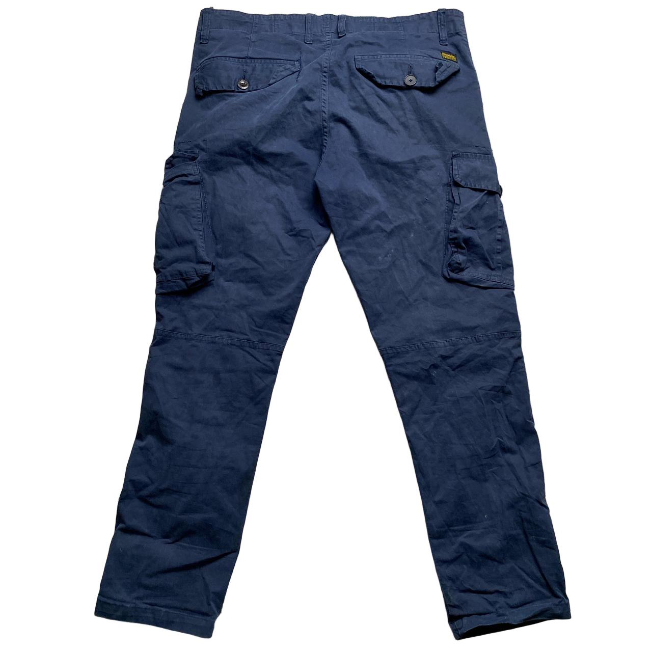 G Star Vintage Navy Cargo Combat Trousers (36W)