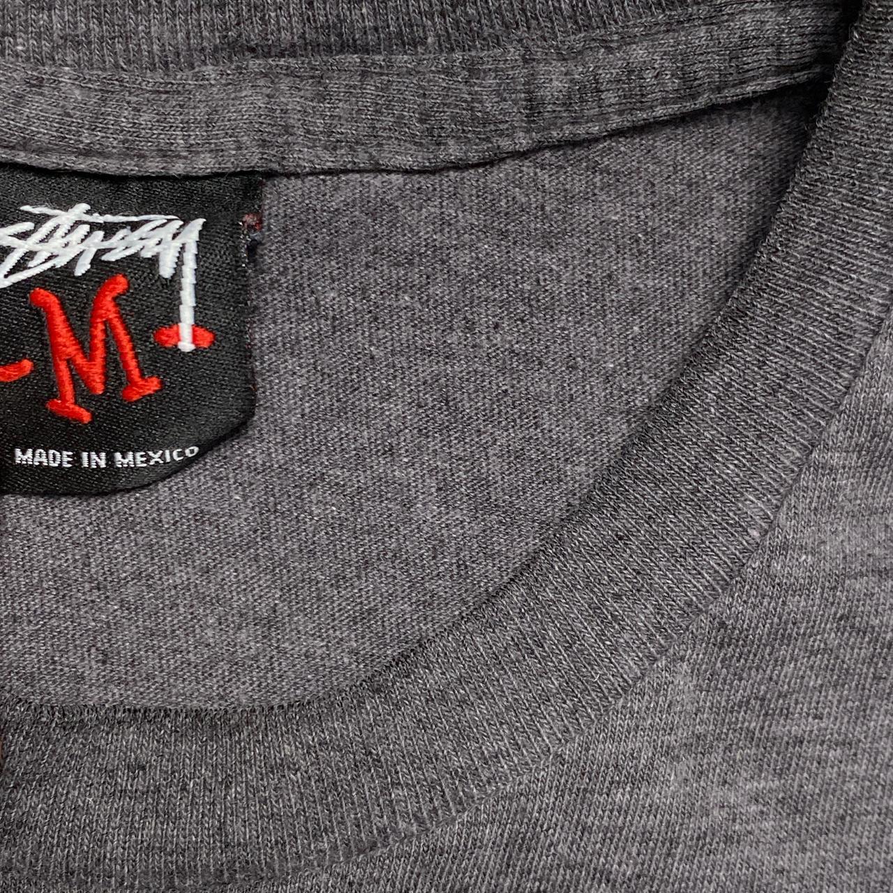 Stussy Grey Vintage Grey T Shirt I Never Ruled Them only Skooled Them (M)