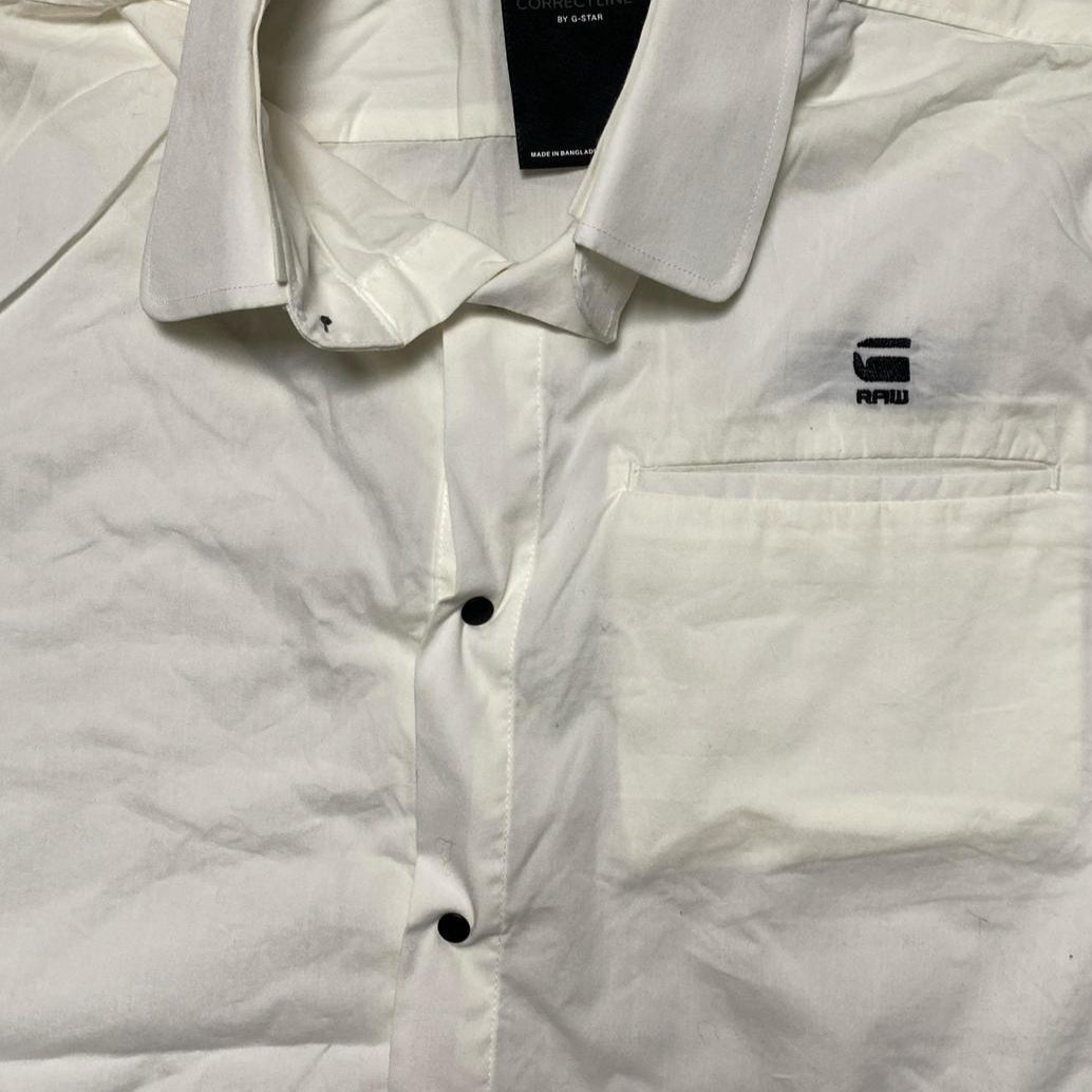 White G-Star RAW button-up Shirt (XL)