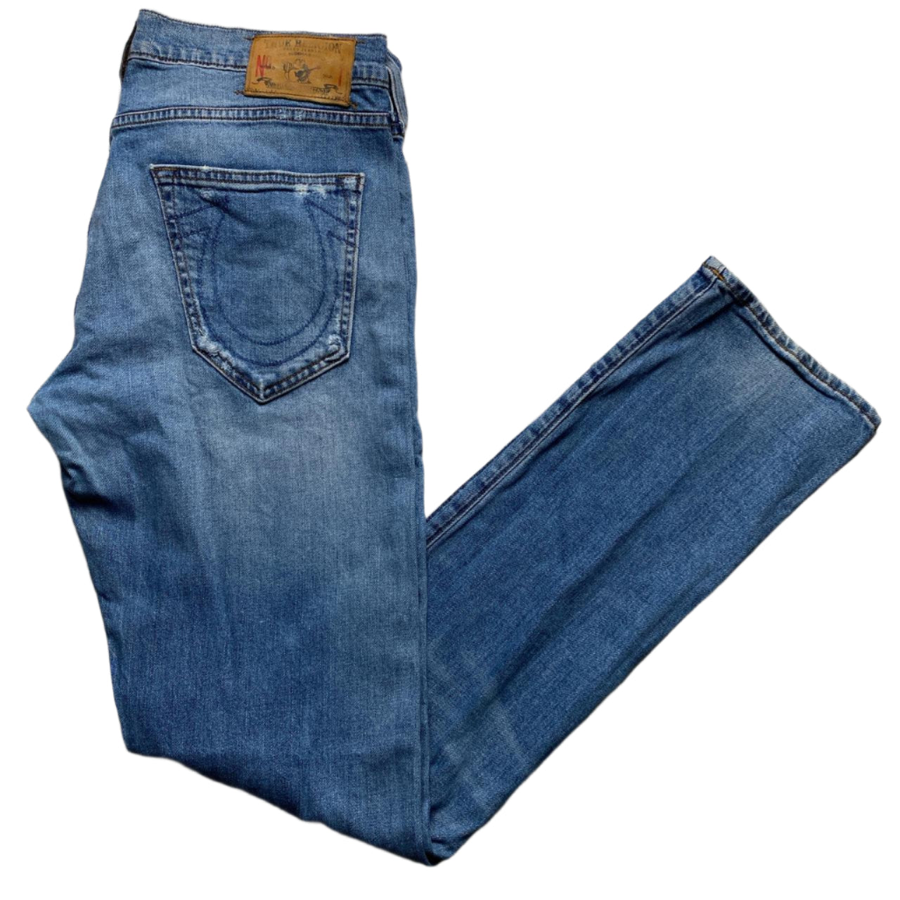True Religion Light Blue Distressed Jeans (32W)