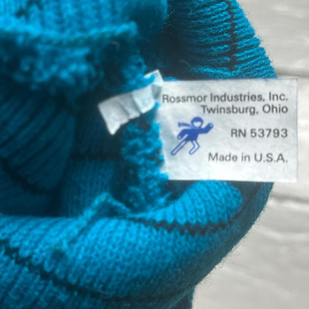 Jacksonville Jaguars Vintage 90’s Blue and Black Striped Team NFL Beanie Hat